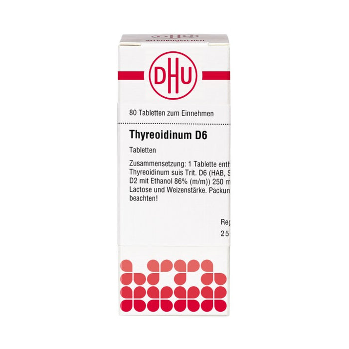 DHU Thyreoidinum D6 Tabletten, 80 pcs. Tablets