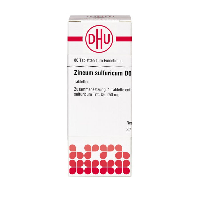 DHU Zincum sulfuricum D6 Tabletten, 80 pcs. Tablets