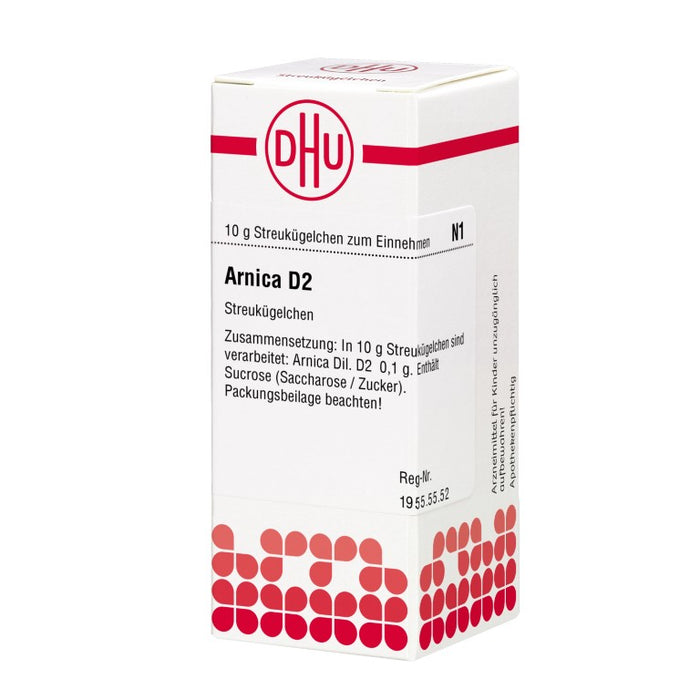 DHU Arnica D2 Streukügelchen, 10 g Globules