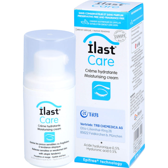 ilast Care Creme bei Augenliderkrankungen, 30 ml Crème