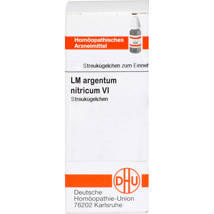 DHU Argentum nitricum LM VI Streukügelchen, 5 g Globules