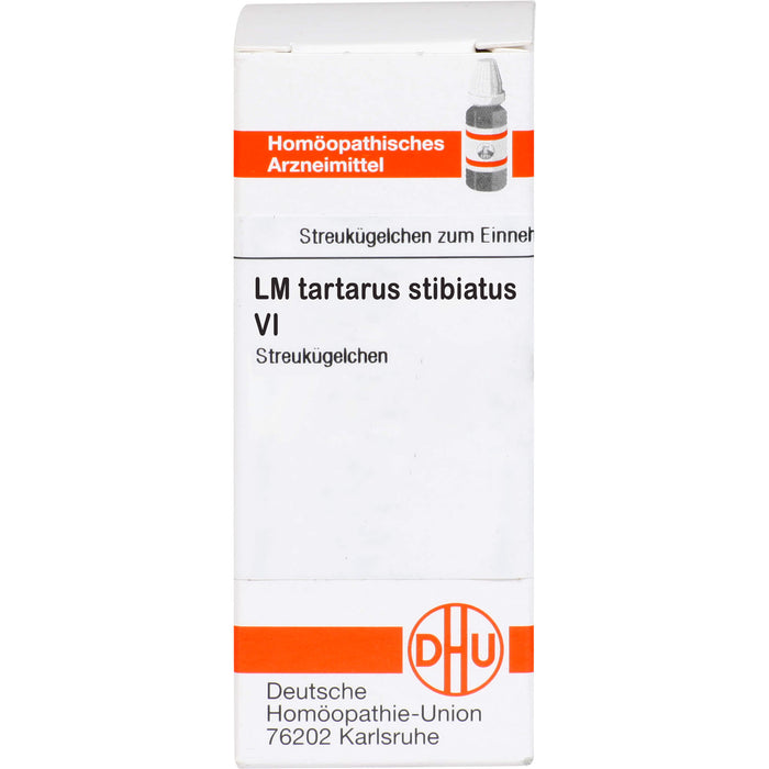 Tartarus stibiatus LM VI DHU Globuli, 5 g Globuli