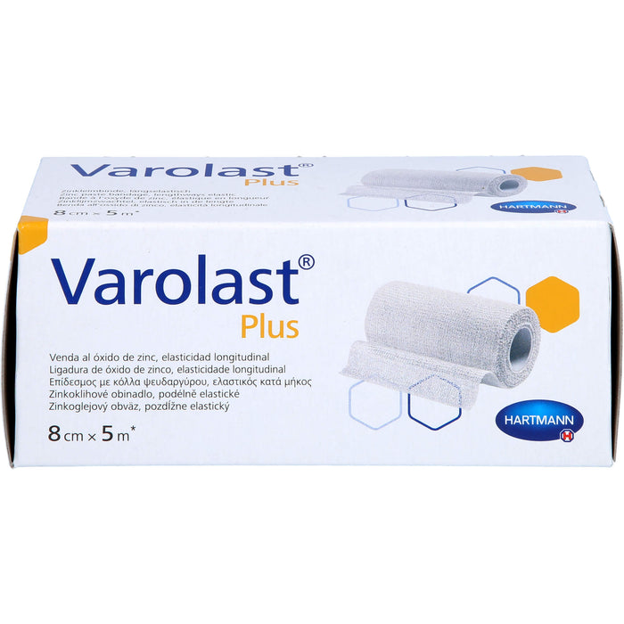 Varolast Plus 8 cm x 5 m Zinkleimbinde, 1 St. Packung