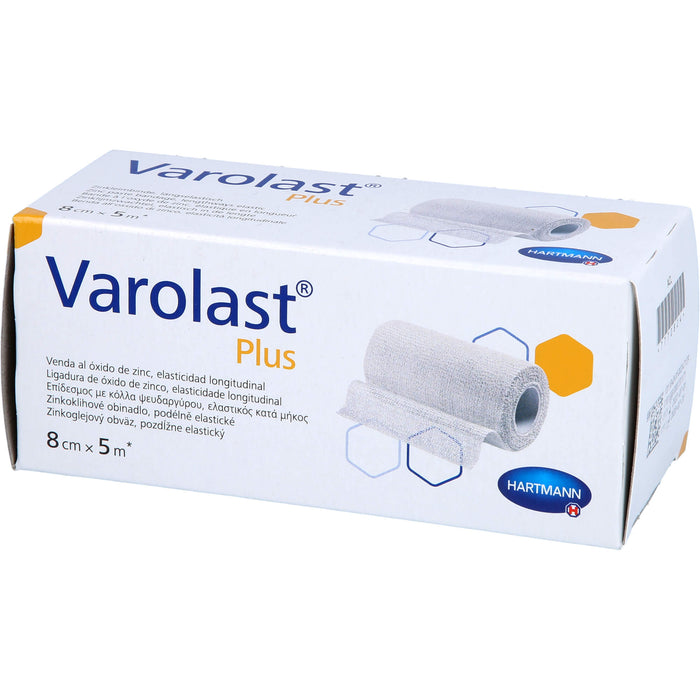 Varolast Plus 8 cm x 5 m Zinkleimbinde, 1 pc Paquet