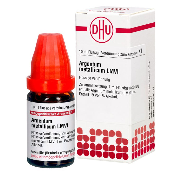 Argentum metallicum LM VI DHU Dilution, 10 ml Lösung