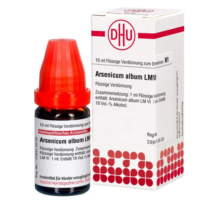 Arsenicum album LM VI DHU Dilution, 10 ml Lösung