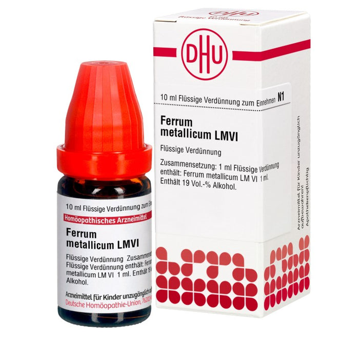 Ferrum metallicum LM VI DHU Dilution, 10 ml Lösung