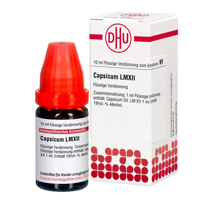 Capsicum LM XII DHU Dilution, 10 ml Lösung