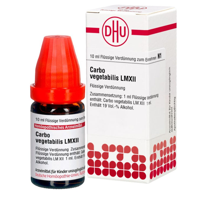 DHU Carbo vegetabilis LM XII Dilution, 10 ml Lösung