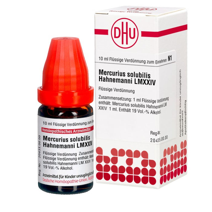 Mercurius solubilis Hahnemanni LM XXIV DHU Dilution, 10 ml Lösung