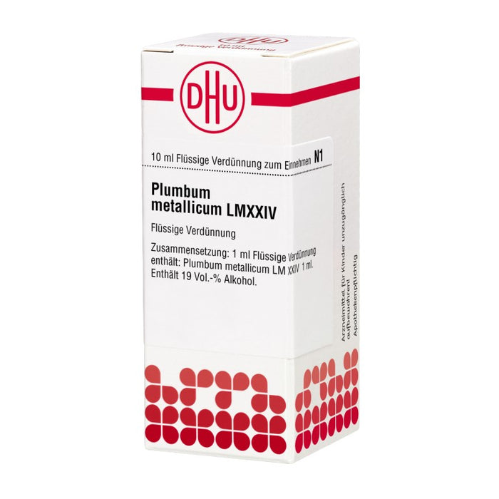 Plumbum metallicum LM XXIV DHU Dilution, 10 ml Lösung