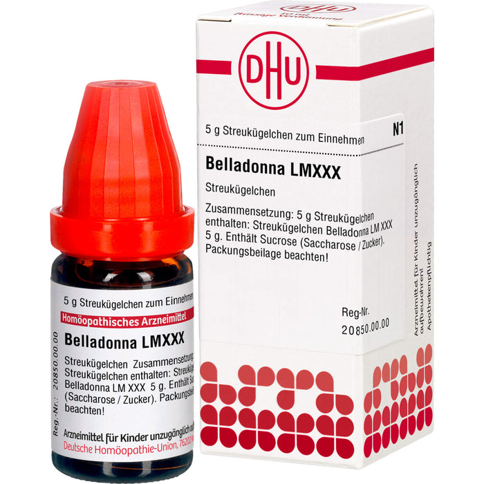 DHU Belladonna LM XXX Streukügelchen, 5 g Globules