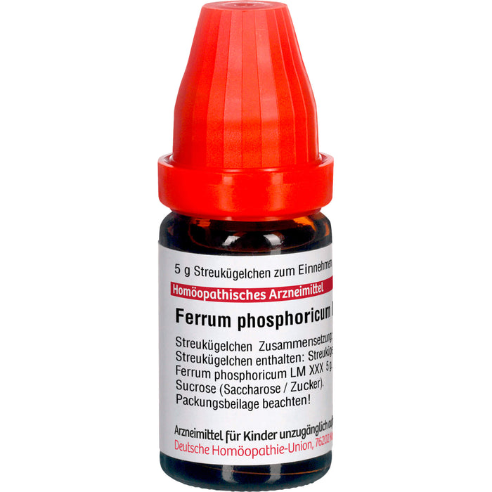 Ferrum phosphoricum LM XXX DHU Globuli, 5 g Globuli