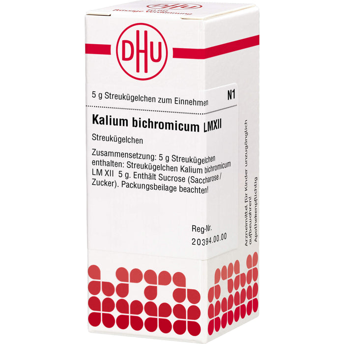 Kalium bichromicum LM XII DHU Globuli, 5 g Globuli