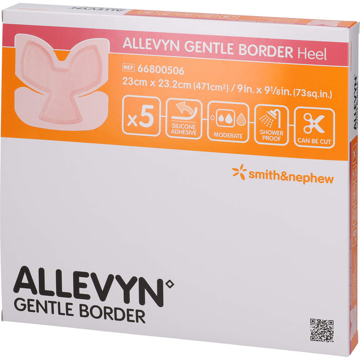 Allevyn Gentle Border Heel, 5 St VER