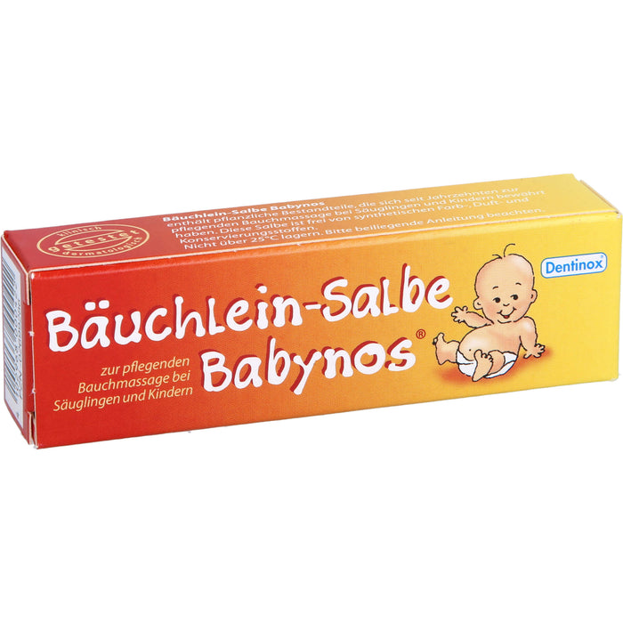 Bäuchlein-Salbe Babynos zur pflegenden Bauchmassage, 10 ml Onguent