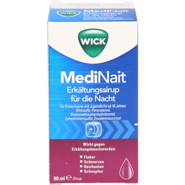 WICK MediNait Erkältungssirup, 90 ml Solution