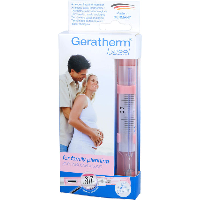 Geratherm basal analoges Basalthermometer, 1 pcs. clinical thermometer