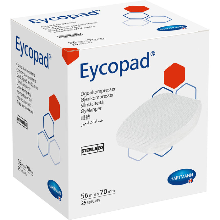 EYCOPAD AUGEN 56X70 STERIL, 25 St KOM