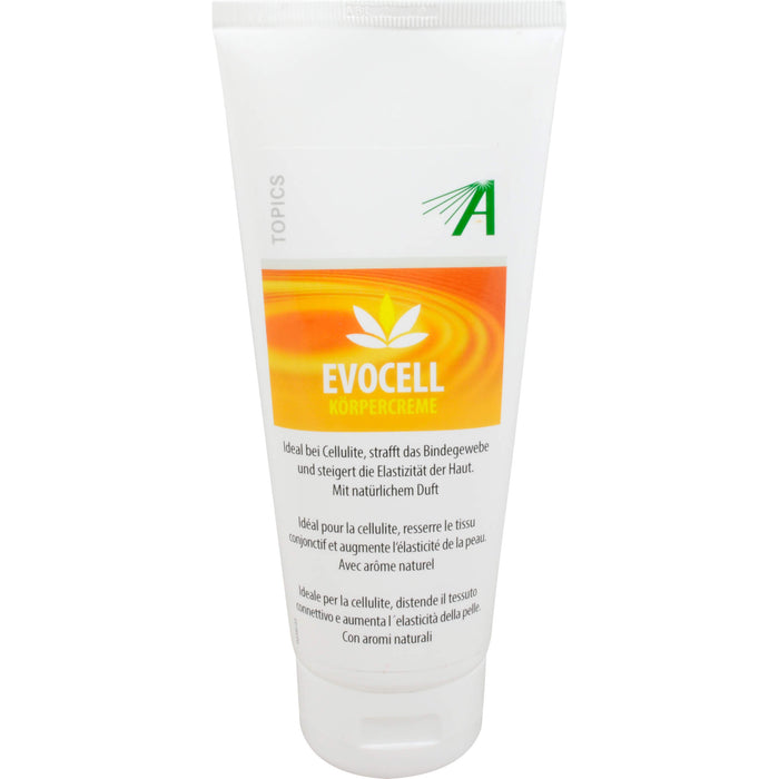 EVOCELL Körpercreme strafft das Bindegewebe und steigert die Elastizität der Haut, 200 ml Crème