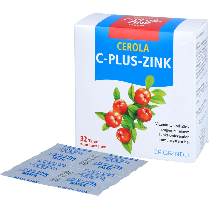 CEROLA C-Plus-Zink Taler, 32 pc Tablettes