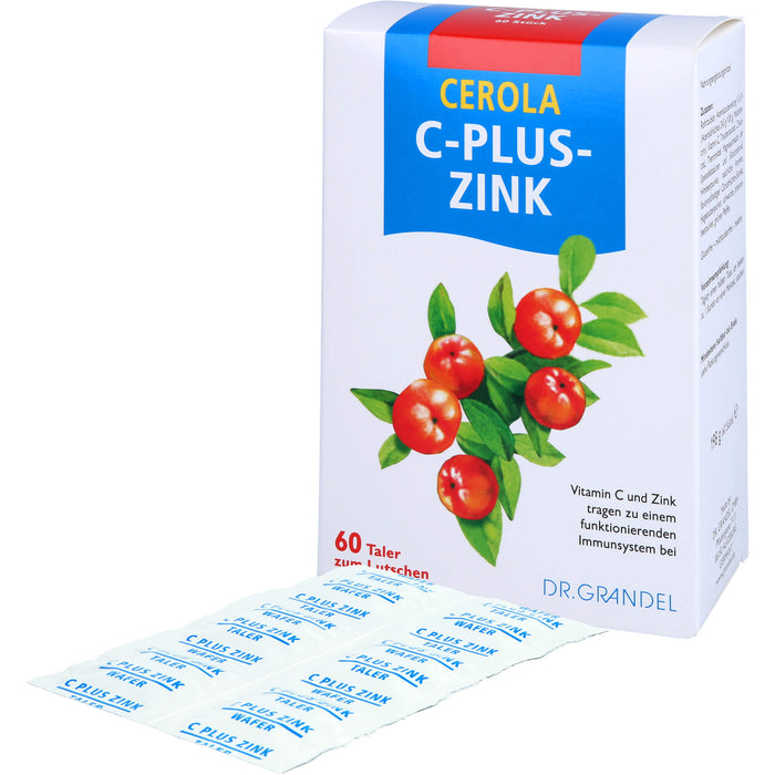 CEROLA C-Plus-Zink Taler, 60 pc Tablettes