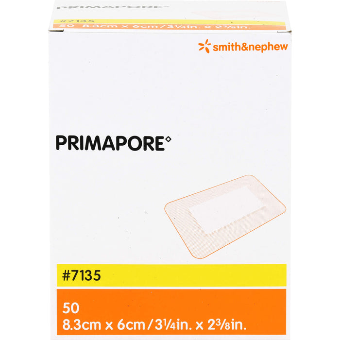 PRIMAPORE 8,3X6 WUNDVERB STERIL, 50 St VER