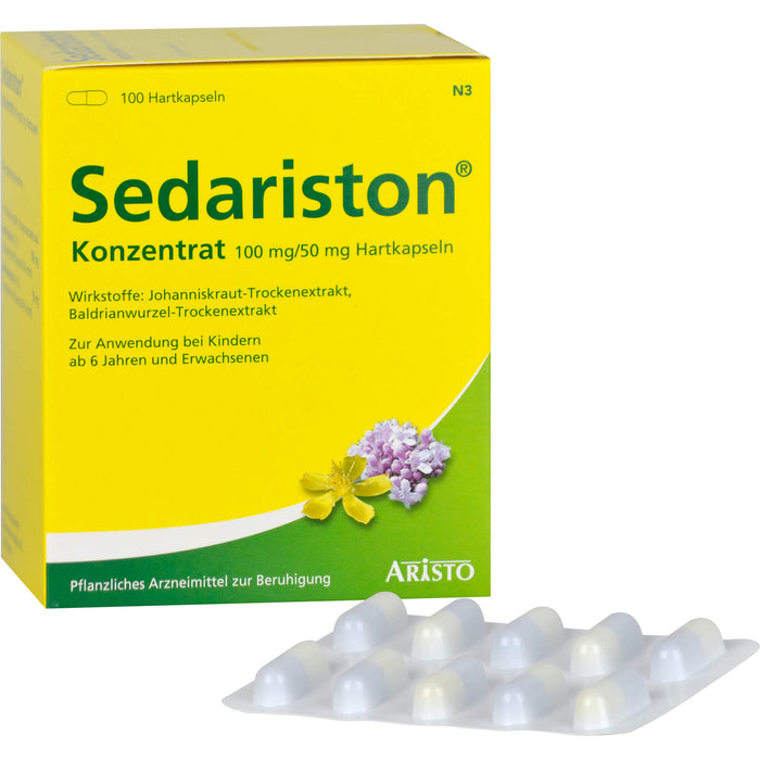 Sedariston Konzentrat Hartkapseln zur Beruhigung, 100 pcs. Capsules