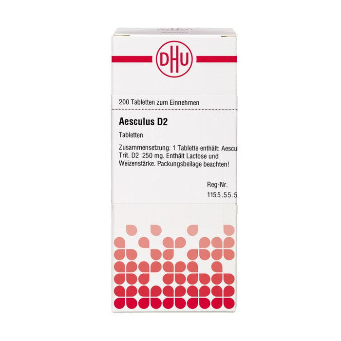 DHU Aesculus D2 Tabletten, 200 St. Tabletten