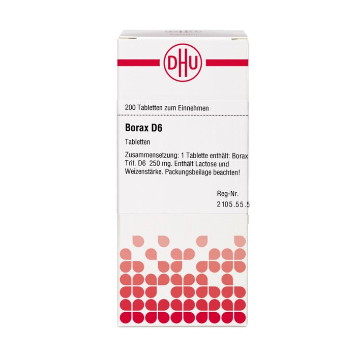 DHU Borax D6 Tabletten, 200 St. Tabletten