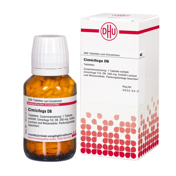 DHU Cimicifuga D6 Tabletten, 200 St. Tabletten