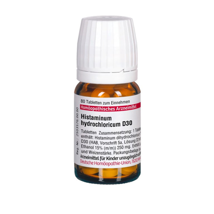 DHU Histaminum hydrochloricum D30 Tabletten, 80 St. Tabletten