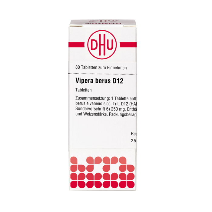 Vipera berus D12 DHU Tabletten, 80 St. Tabletten