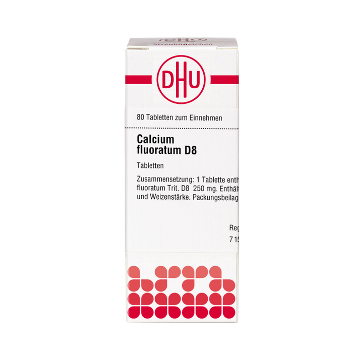 DHU Calcium fluoratum D8 Tabletten, 80 St. Tabletten