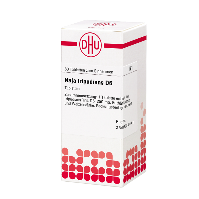 DHU Naja tripudians D6 Tabletten, 80 St. Tabletten