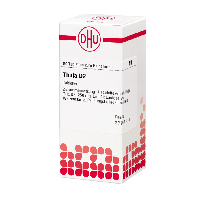 DHU Thuja D2 Tabletten, 80 pc Tablettes