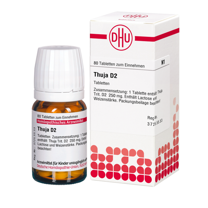 DHU Thuja D2 Tabletten, 80 pc Tablettes