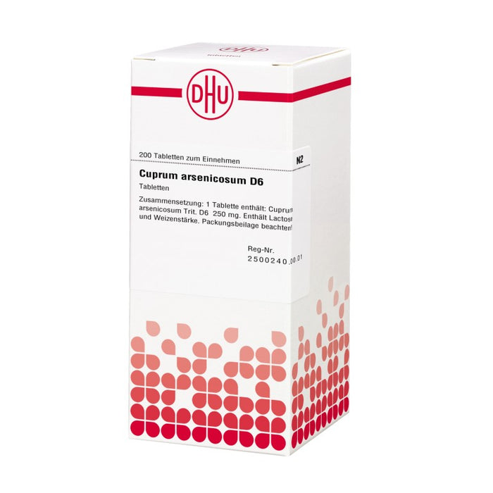 DHU Cuprum arsenicosum D6 Tabletten, 200 St. Tabletten