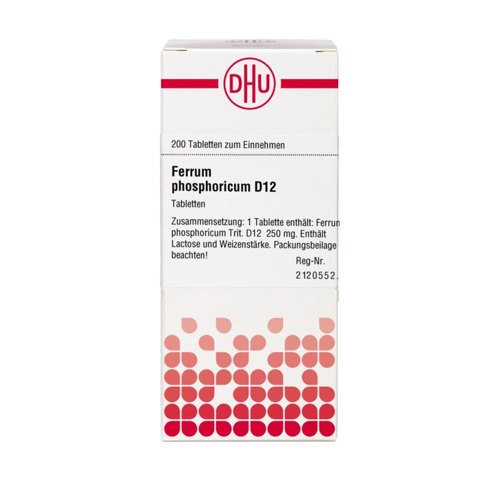 DHU Ferrum phosphoricum D12 Tabletten, 200 St. Tabletten