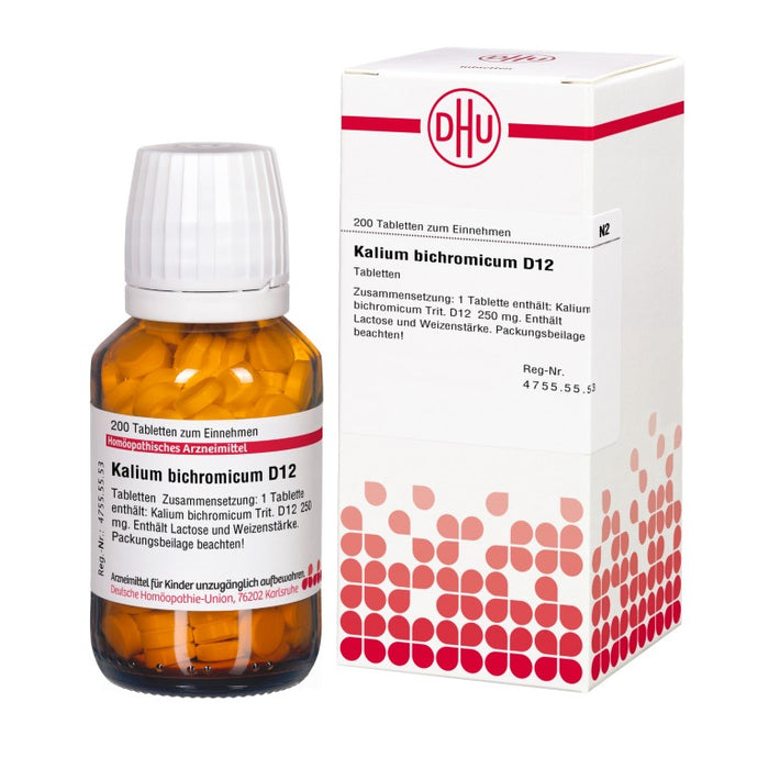 DHU Kalium bichromicum D12 Tabletten, 200 St. Tabletten