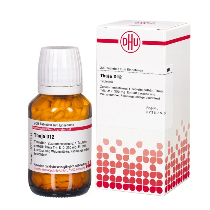 DHU Thuja D12 Tabletten, 200 St. Tabletten