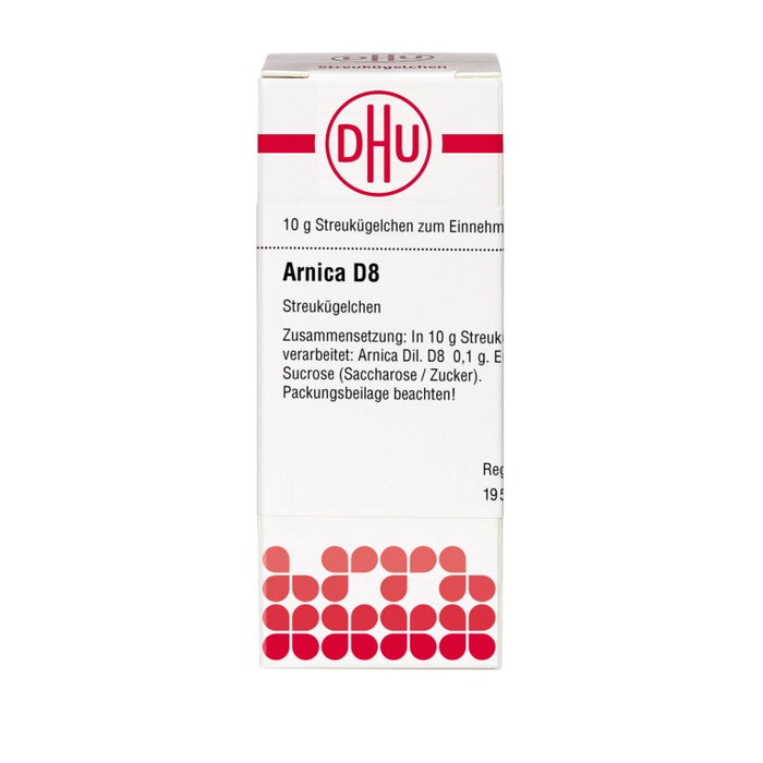 DHU Arnica D8 Streukügelchen, 10 g Globuli