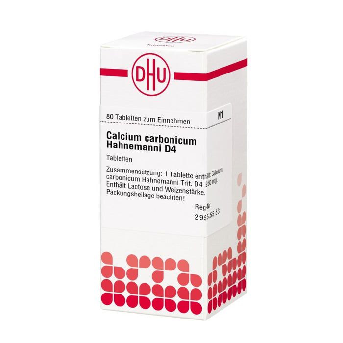 DHU Calcium carbonicum Hahnemanni D4 Tabletten, 80 pcs. Tablets