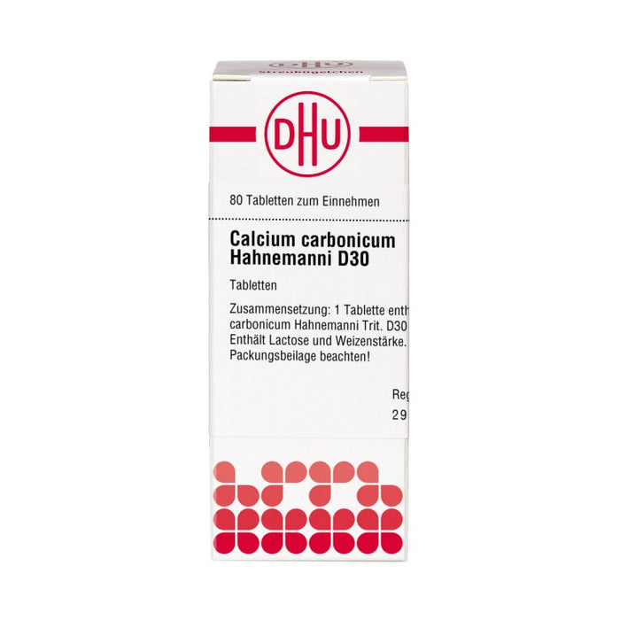 DHU Calcium carbonicum Hahnemanni D30 Tabletten, 80 pc Tablettes