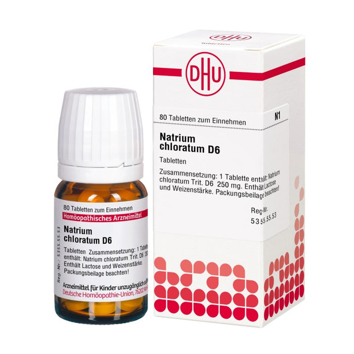 DHU Natrium chloratum D6 Tabletten, 80 pc Tablettes