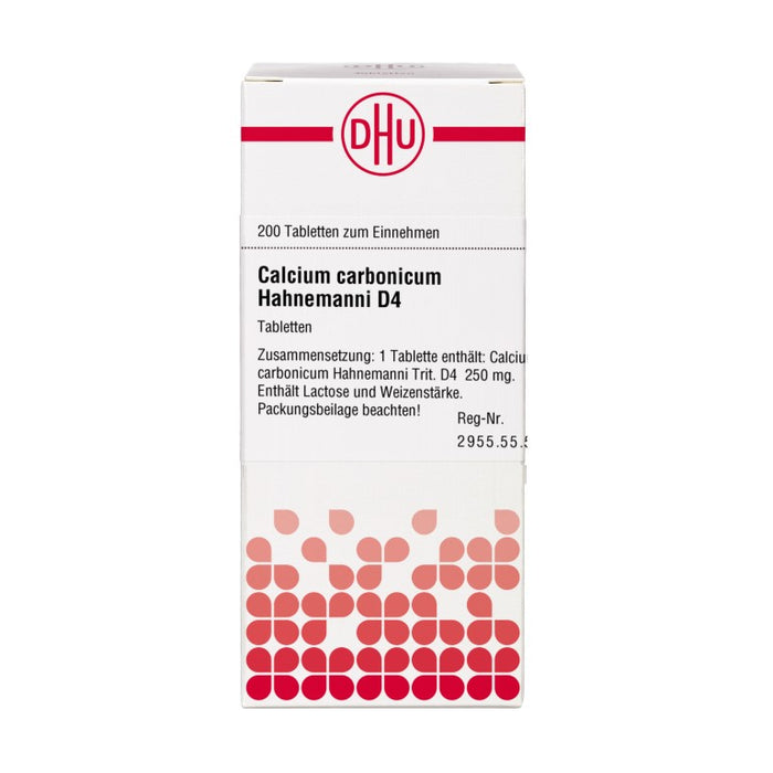 DHU Calcium carbonicum Hahnemanni D4 Tabletten, 200 St. Tabletten