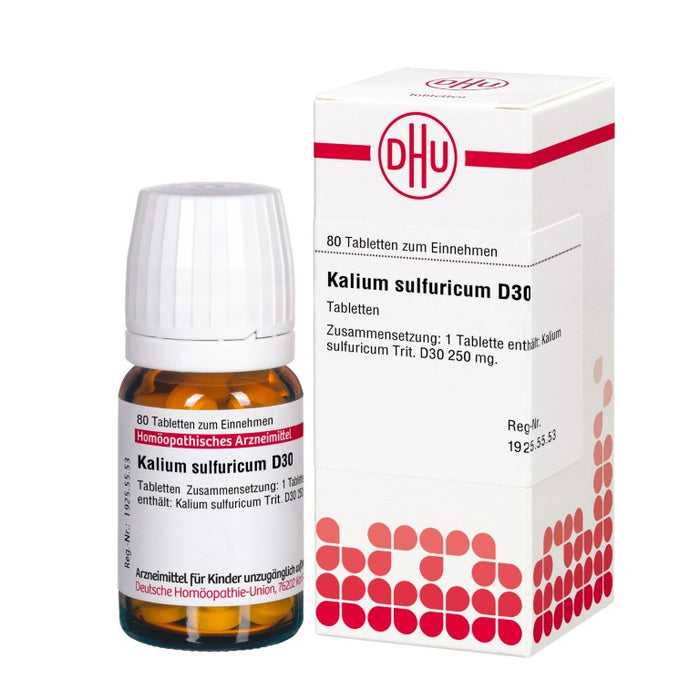 Kalium sulfuricum D30 DHU Tabletten, 80 St. Tabletten