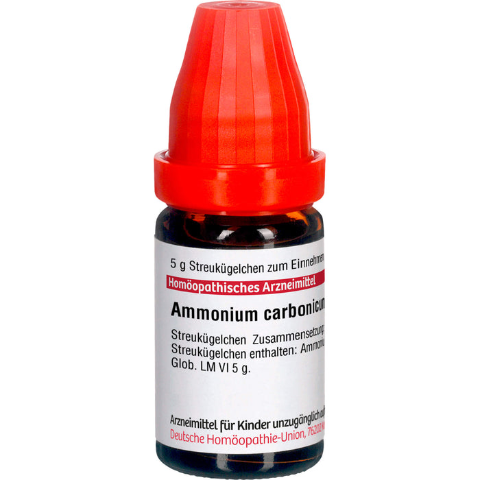 DHU Ammonium carbonicum LM VI Streukügelchen, 5 g Globules