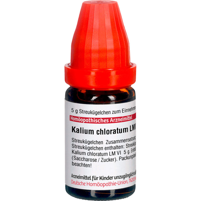 DHU Kalium chloratum LM VI Streukügelchen, 5 g Globules