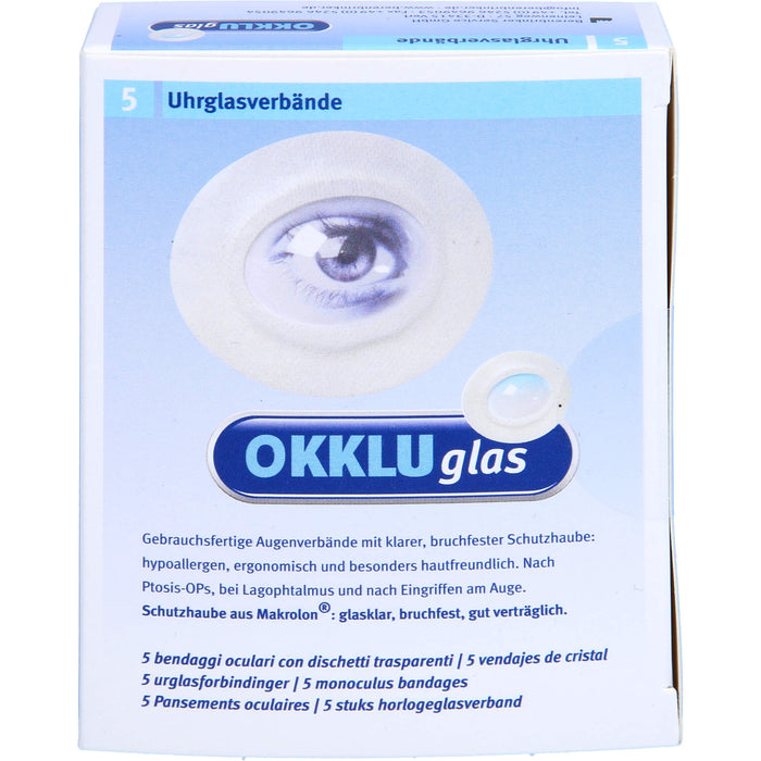 OKKLUGLAS Uhrglasverband, 5 St VER